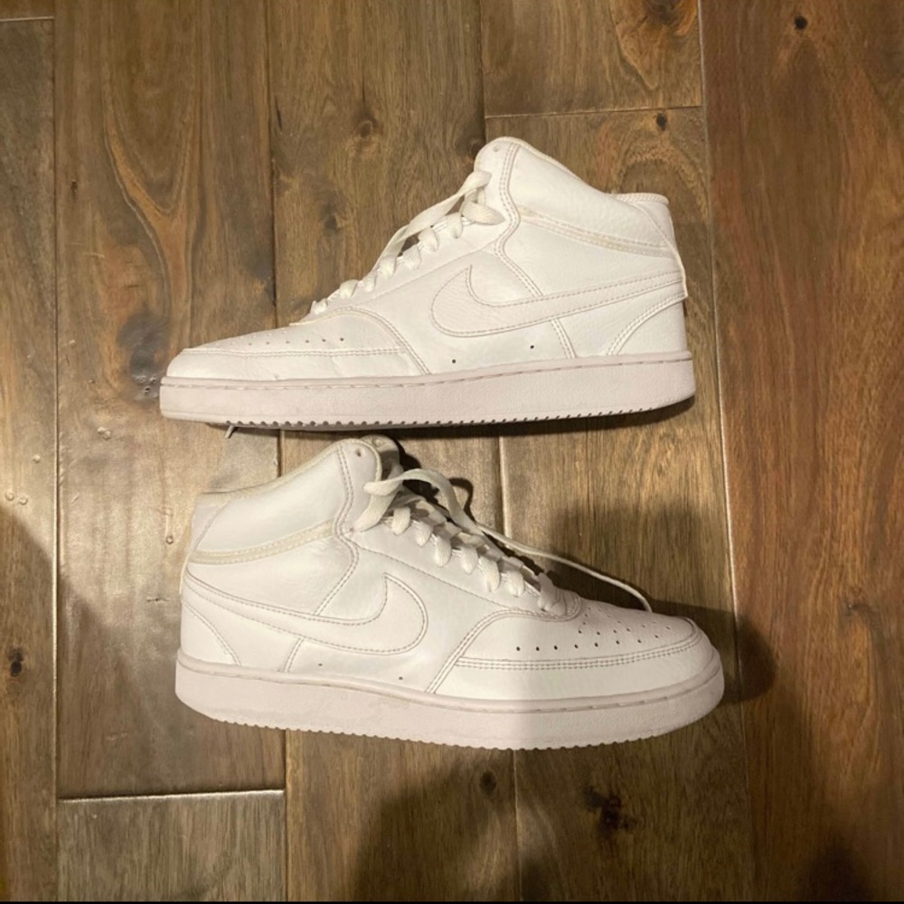 Nike Court Vision Mid White Mens Size 8
